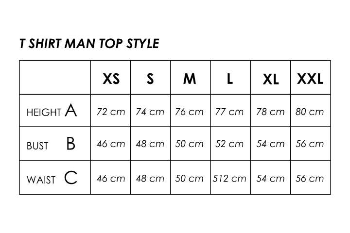 Size info Man Top Style 2