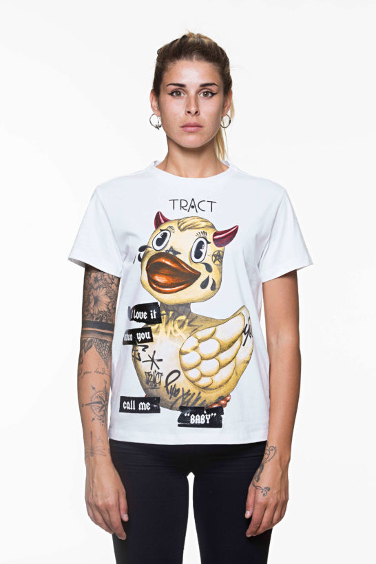 Urban Style T-shirt streetwear - BABY DUCK TRT10AW