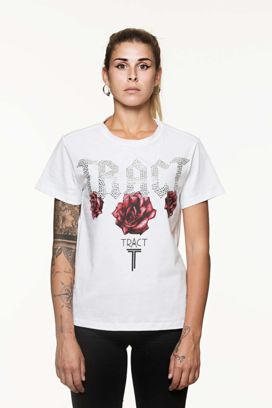Urban Style T-shirt streetwear - TRACT ROSE TRT80AWW